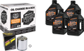 2X V Twin Oil Change Kit for Harley-Davidson Maxima (1990–2023) Chrome