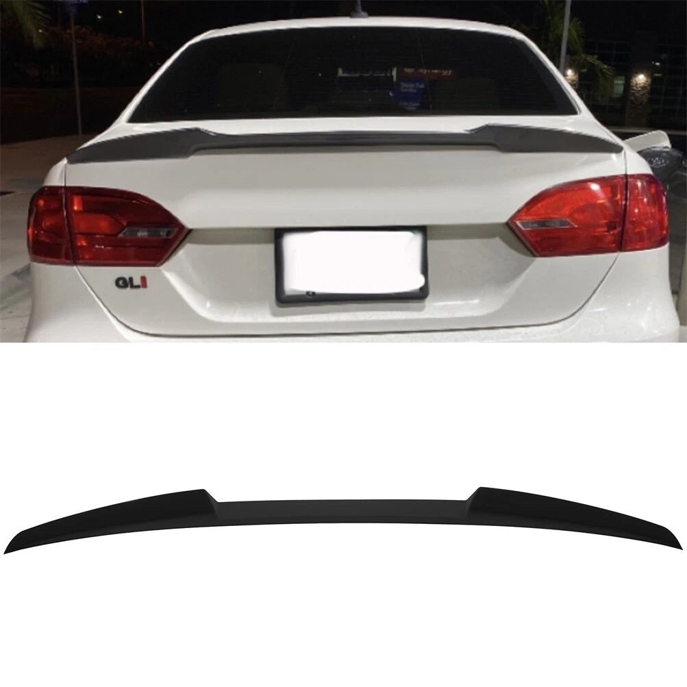 Black Rear Spoiler for Volkswagen Jetta MK6 (2012–2018)