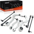 Set of 8 Front Control Arm Tie Rod Sway Bar Links for BMW 750Li 750i 760Li (2006–2015)