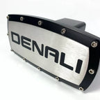 Hitch Cover Plug for GMC Denali Tow Receiver (2010–2020) Black Script