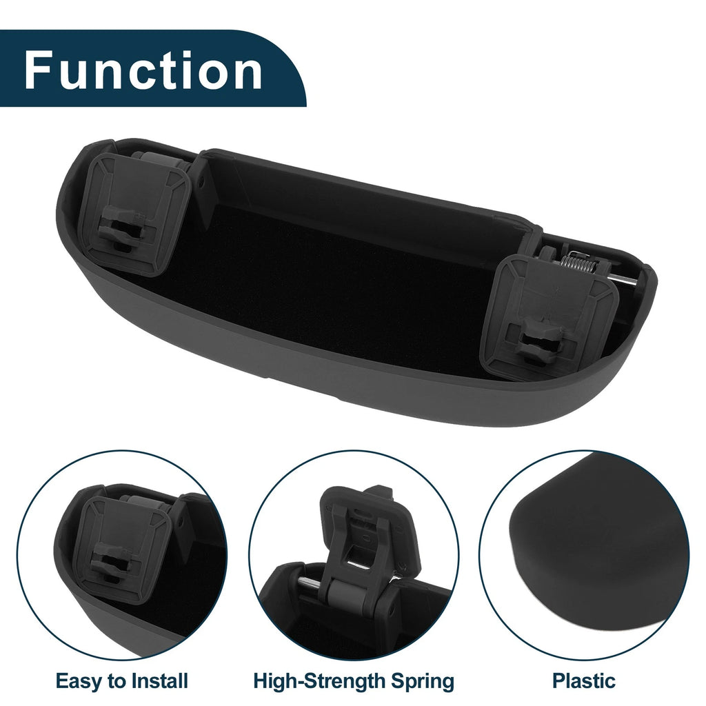 Sunglasses Case for Audi Q3 (2013–2021) Eyeglasses Holder Storage Box Black