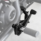 Black Mid Controls Brake Side for Harley Sport Glide FLSB Fat Bob FXFB (2018–2025)