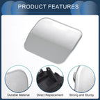 Front Left Washer Nozzle Cover Cap for Volkswagen Touareg (2007–2010) Silver Tone