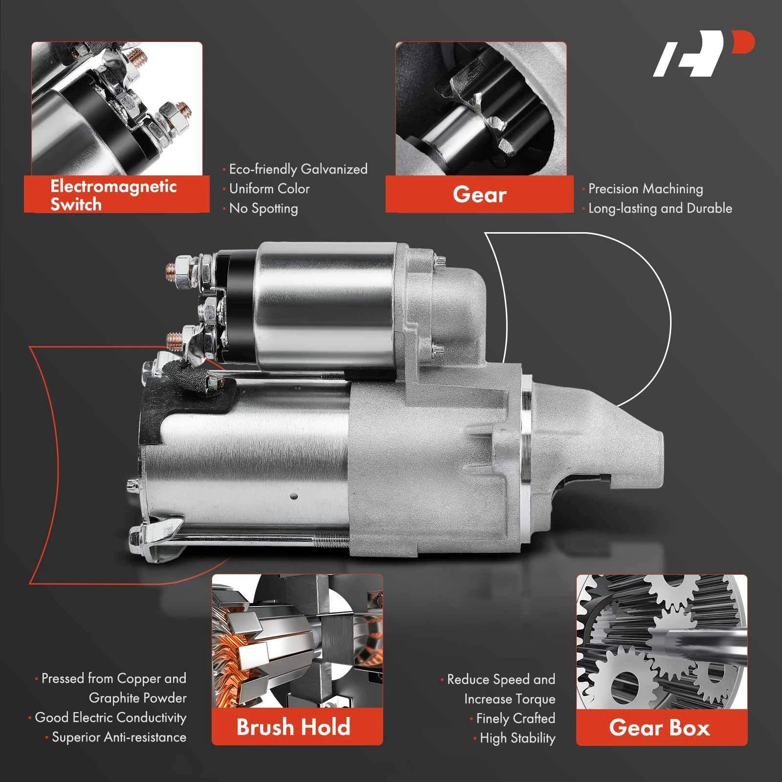 Starter Motor for Chevy Aveo Pontiac Daewoo Suzuki (2004-2008)