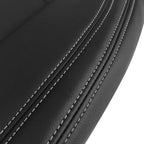 Front Passenger Top Seat Cover for Jeep Wrangler (2007-2012) Leather Black