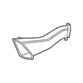 Front Driver Left Brake Air Duct for BMW (OEM 51748060265)