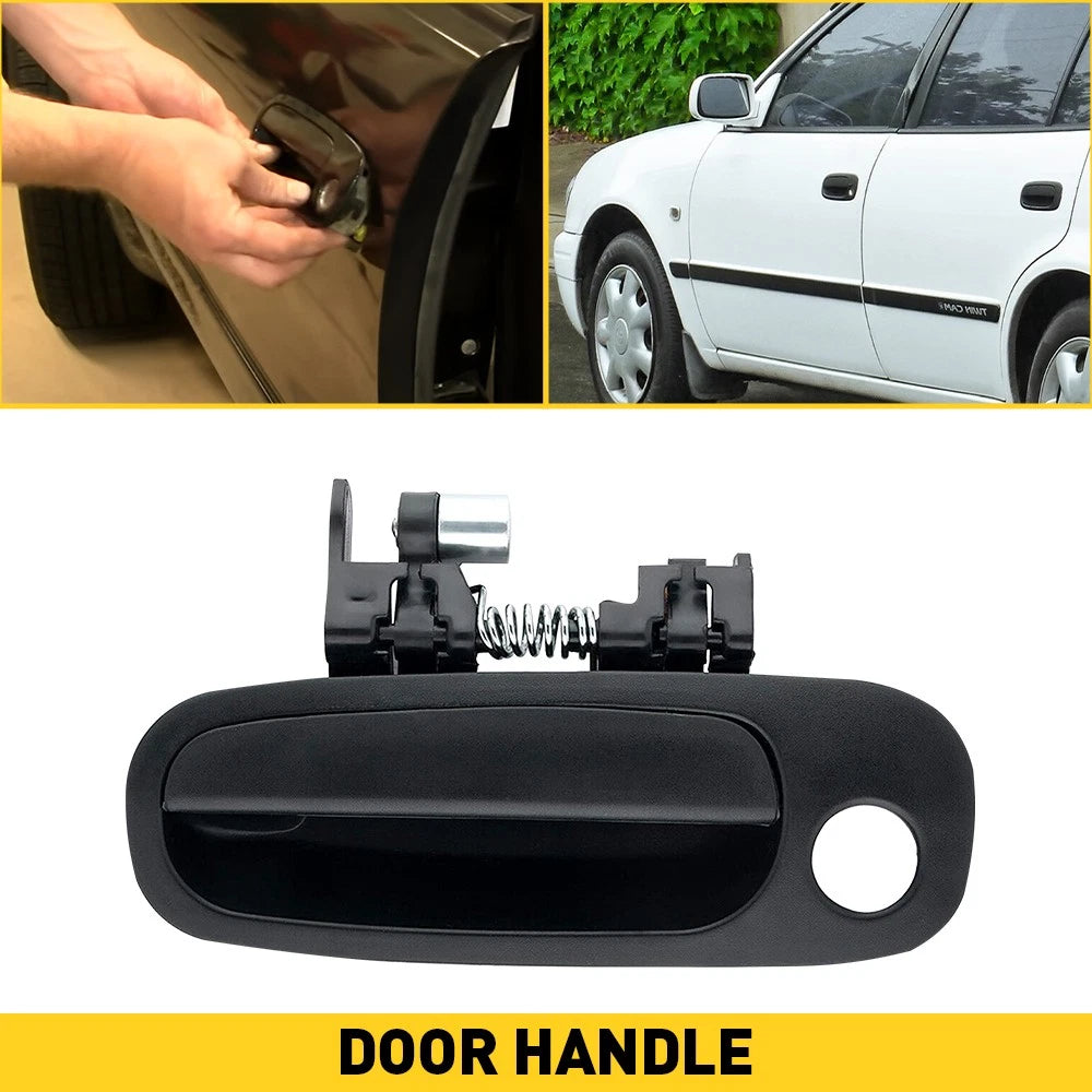 Front Left Exterior Door Handle for Toyota Corolla (1998–2002) - Black