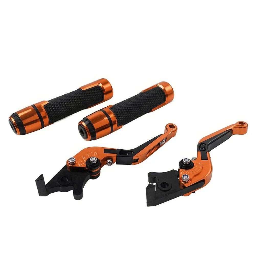 Folding Extendable Brake Clutch Lever Handlebar Grip Set for Yamaha FJR XJR 1300