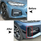 Front Bumper Air Vent Spoiler for BMW 4 Series G22 G23 M Sport (2020-2024)