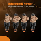 Set of 4 Fuel Injectors for Volkswagen Jetta Sedan 2.0L (1993–1999)