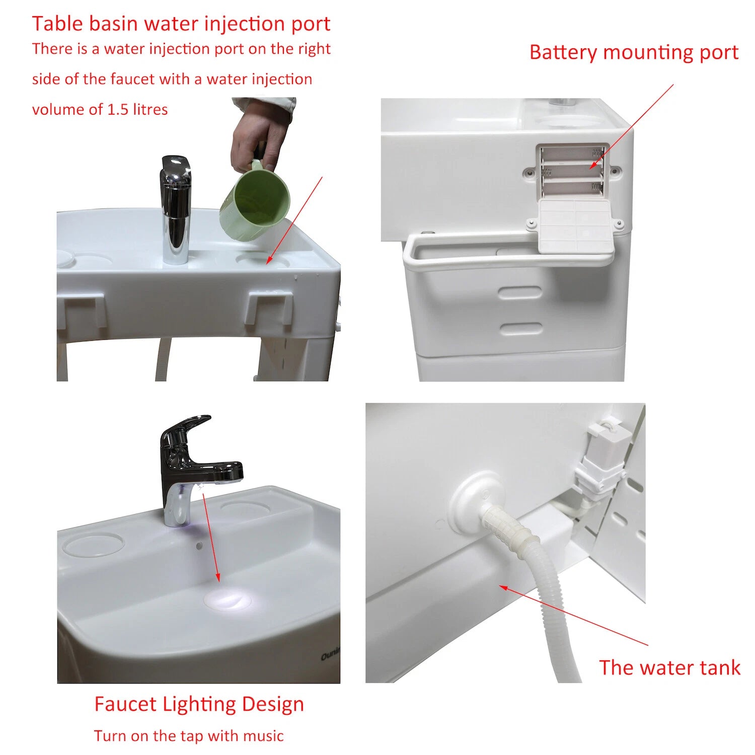Washstand Self-care Station for Child Baby Early Learning (Plastic)