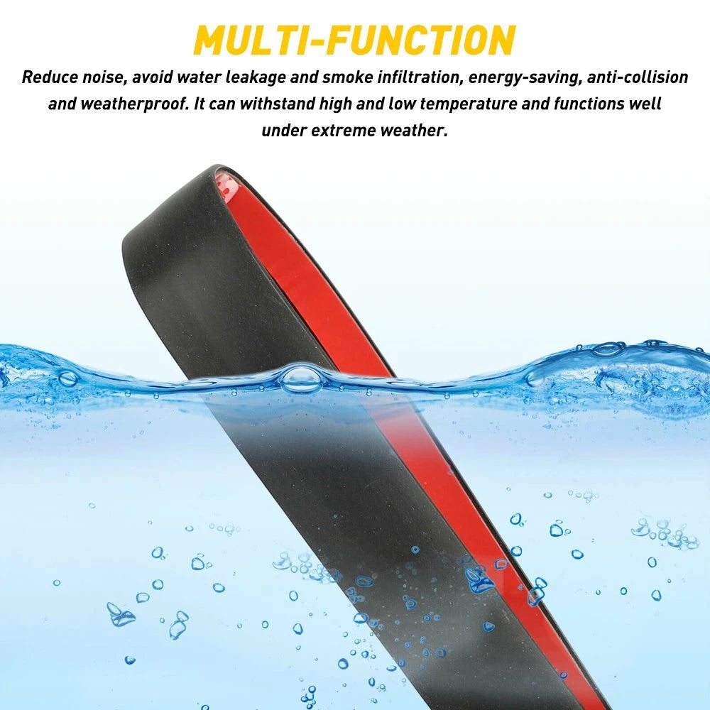 10ft Rubber Seal Weather Strip for Car Windshield Sunroof