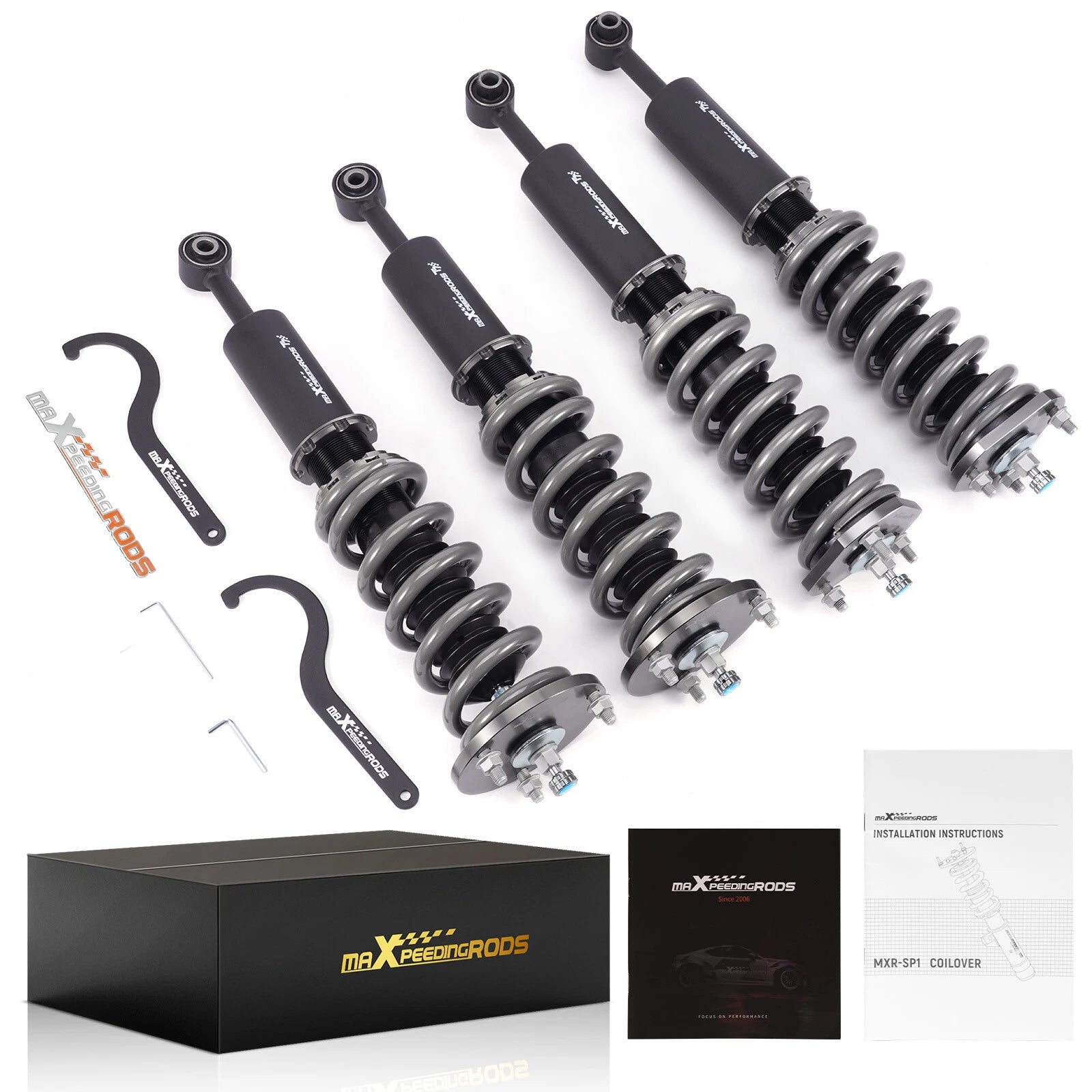 Coilover Struts Kit for Lexus IS250 IS350 ISF RWD Sedan (2006–2013)