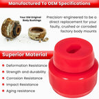 7-141 Silicone Body Cab Mount Bushing Kit for Chevy Silverado/Sierra (1999–2014)