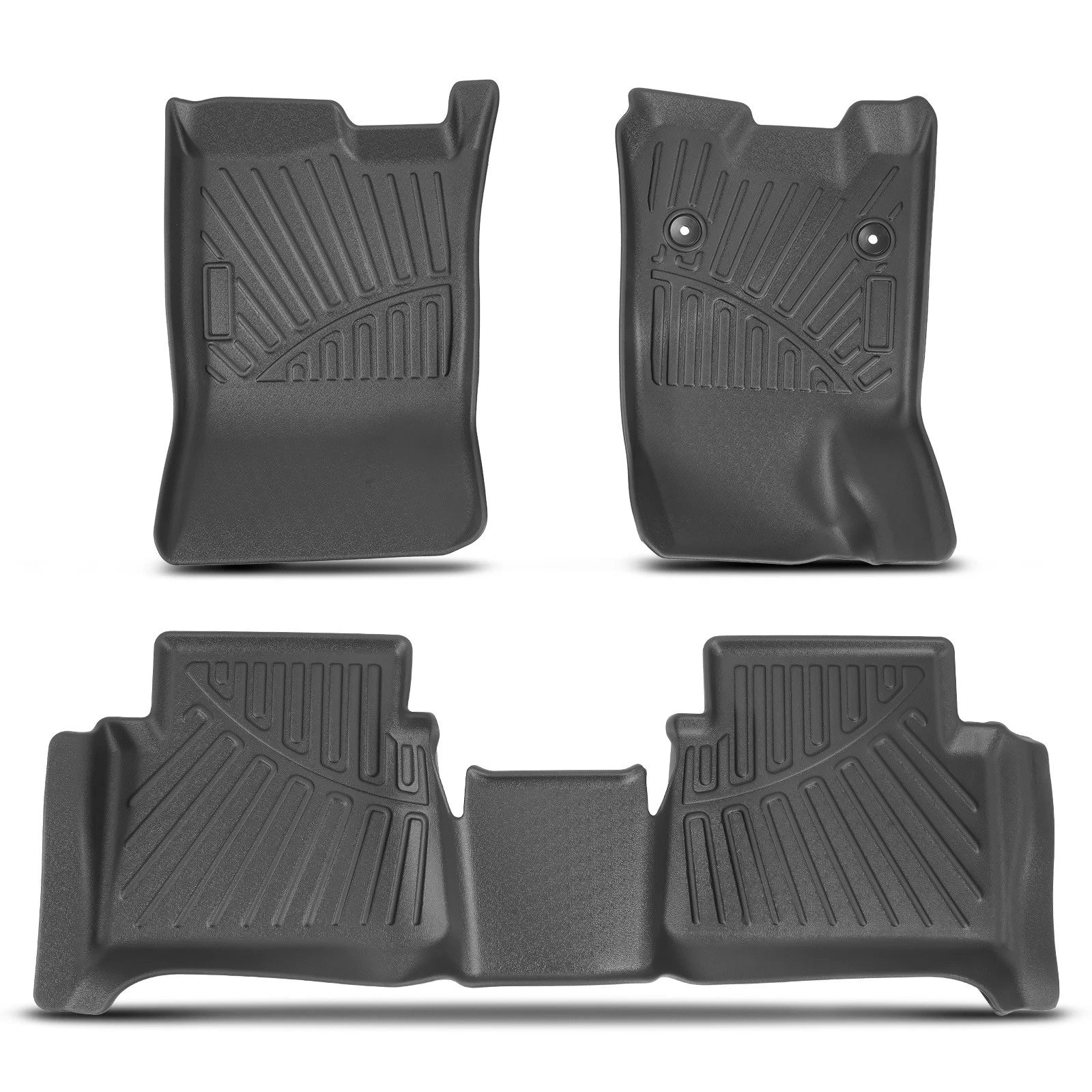 Set of 3 Front & Rear Carpet Floor Mats for Chevy Colorado (2023–2025)