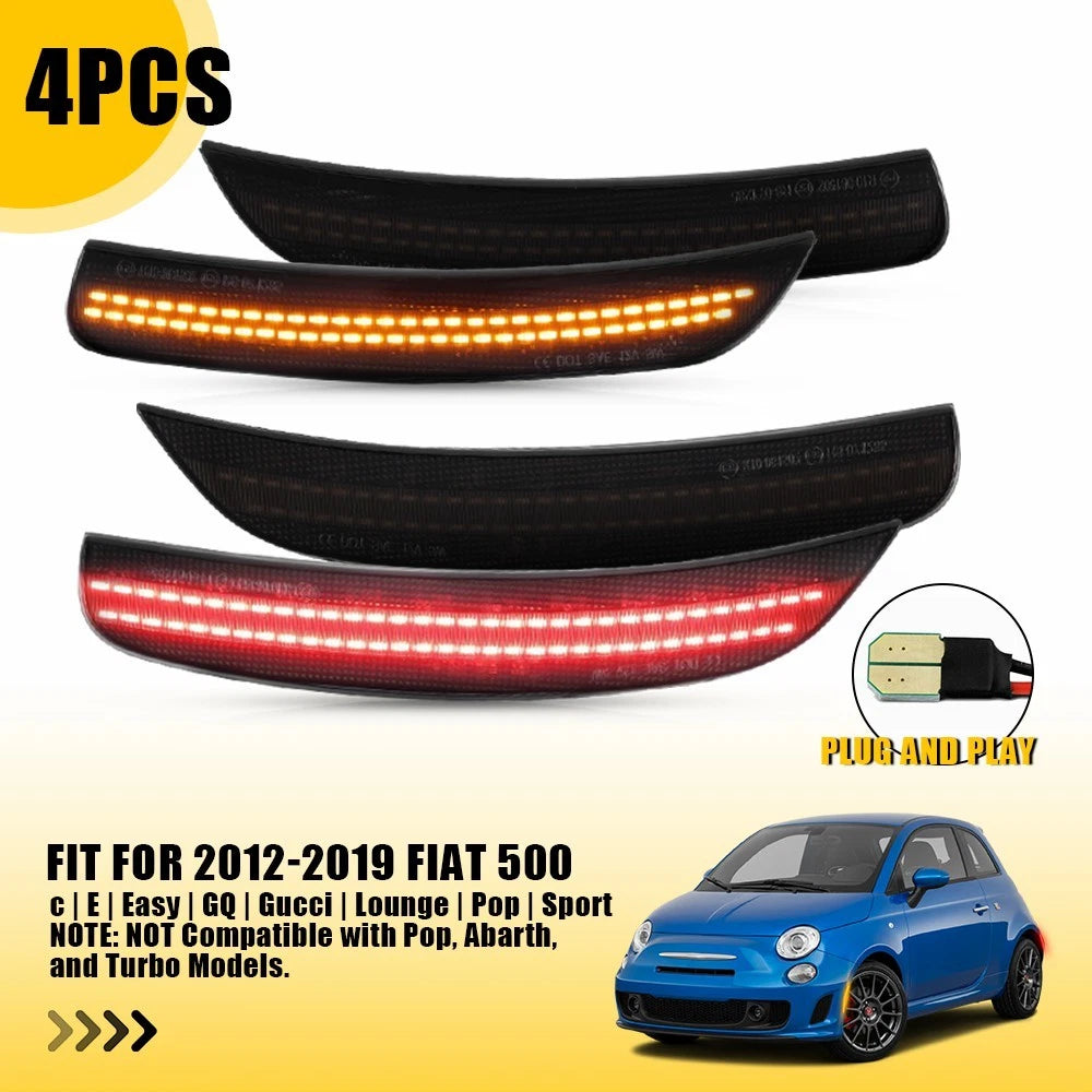 Side Marker Indicator Lamps for Fiat 500 (2012–2019)