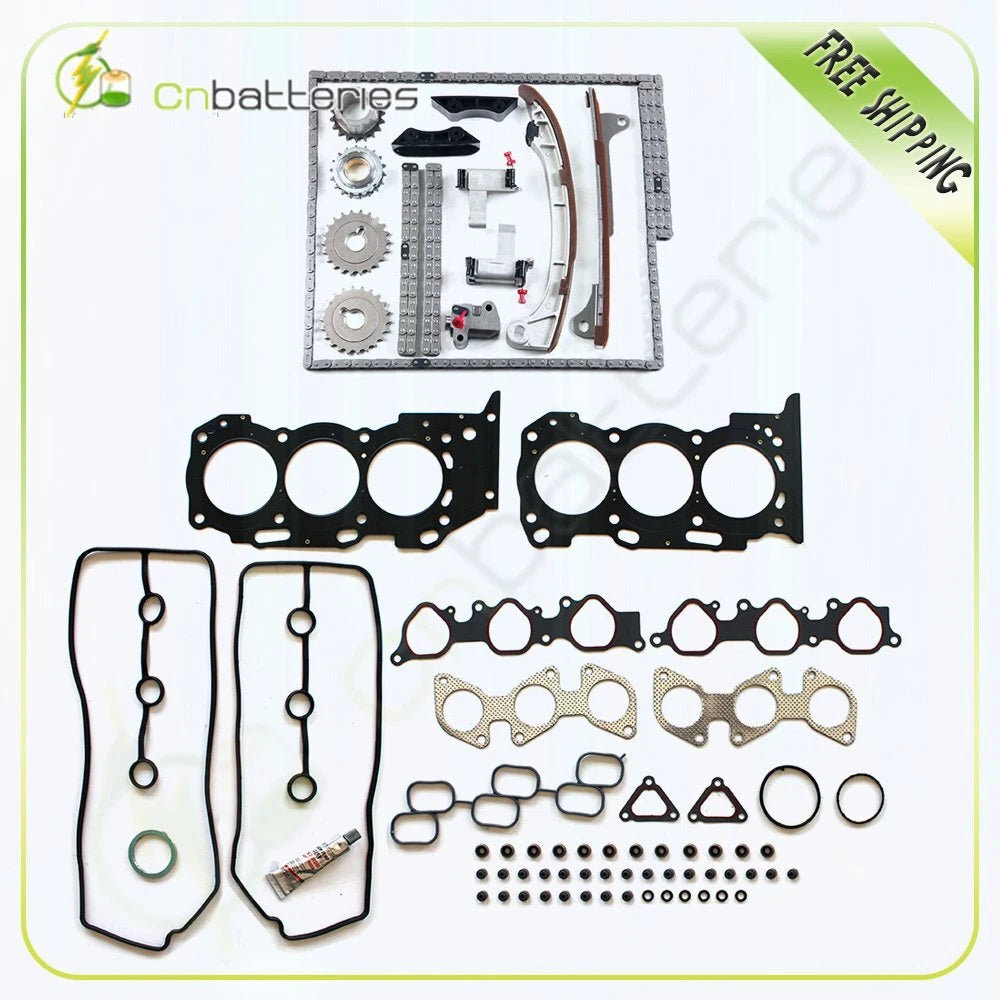 Head Gasket Set with Timing Chain Kit for Toyota Tacoma Tundra (2005–2006)