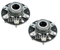 Set of 2 Rear Wheel Bearing & Hub Assemblies for Kia Hyundai (FWD)
