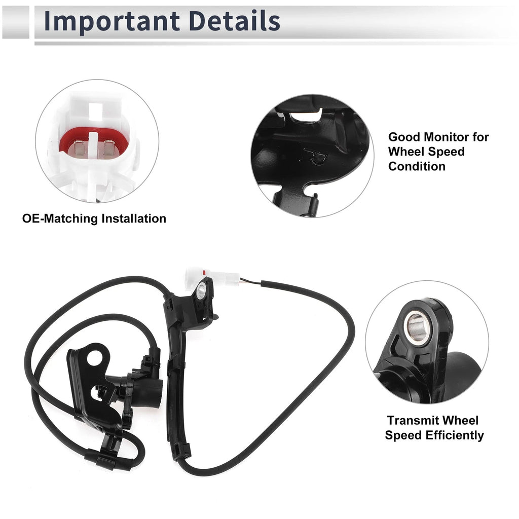 ABS Wheel Speed Sensor No. 89542-02050 for Toyota Corolla (2003–2008) Front Right
