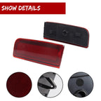 2X Red Lens Rear Bumper Reflector Lights for Subaru Outback (2010–2014)