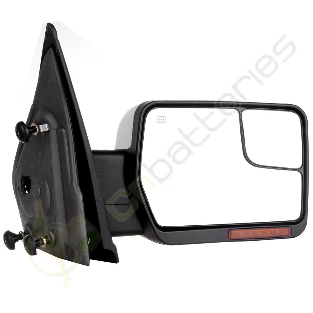 Pair Power Heated LED Signal Side View Mirrors for Ford F-150 (2004–2014)