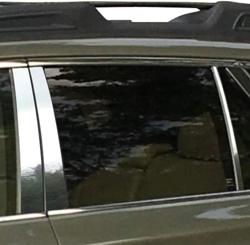 Luxury FX Stainless Steel Pillar Post Trim 6pc for Subaru Outback (2015–2019)