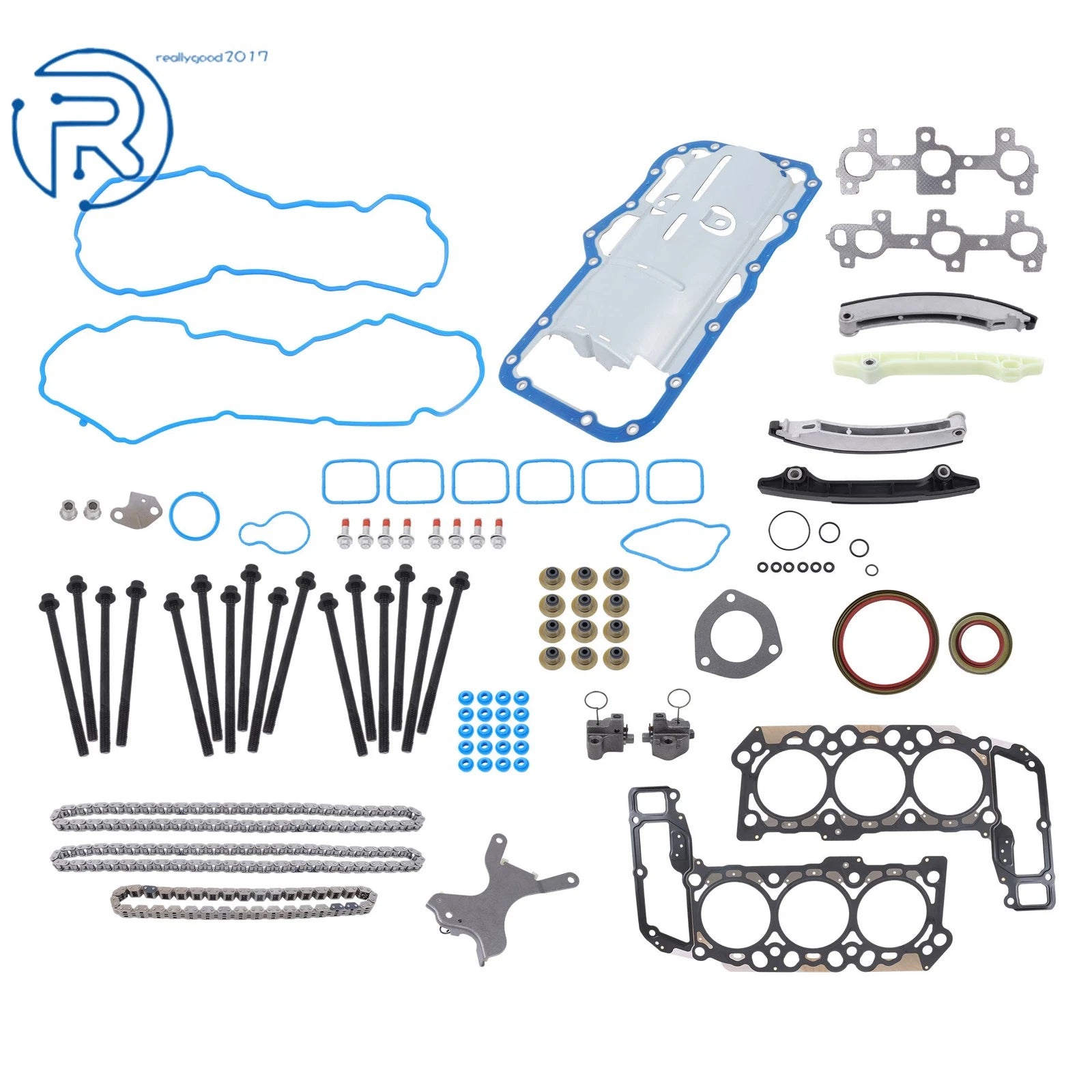 Engine Gasket Set for Dodge Jeep 3.7L SOHC V6 (2002–2005)