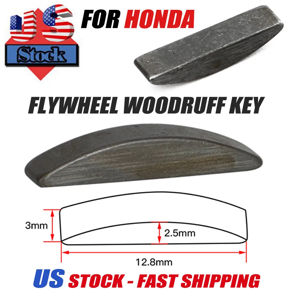 Flywheel & Woodruff Key for Honda Z50 Z50R CT70 SL70 XL70 MR50 XR75 (1970–1999)