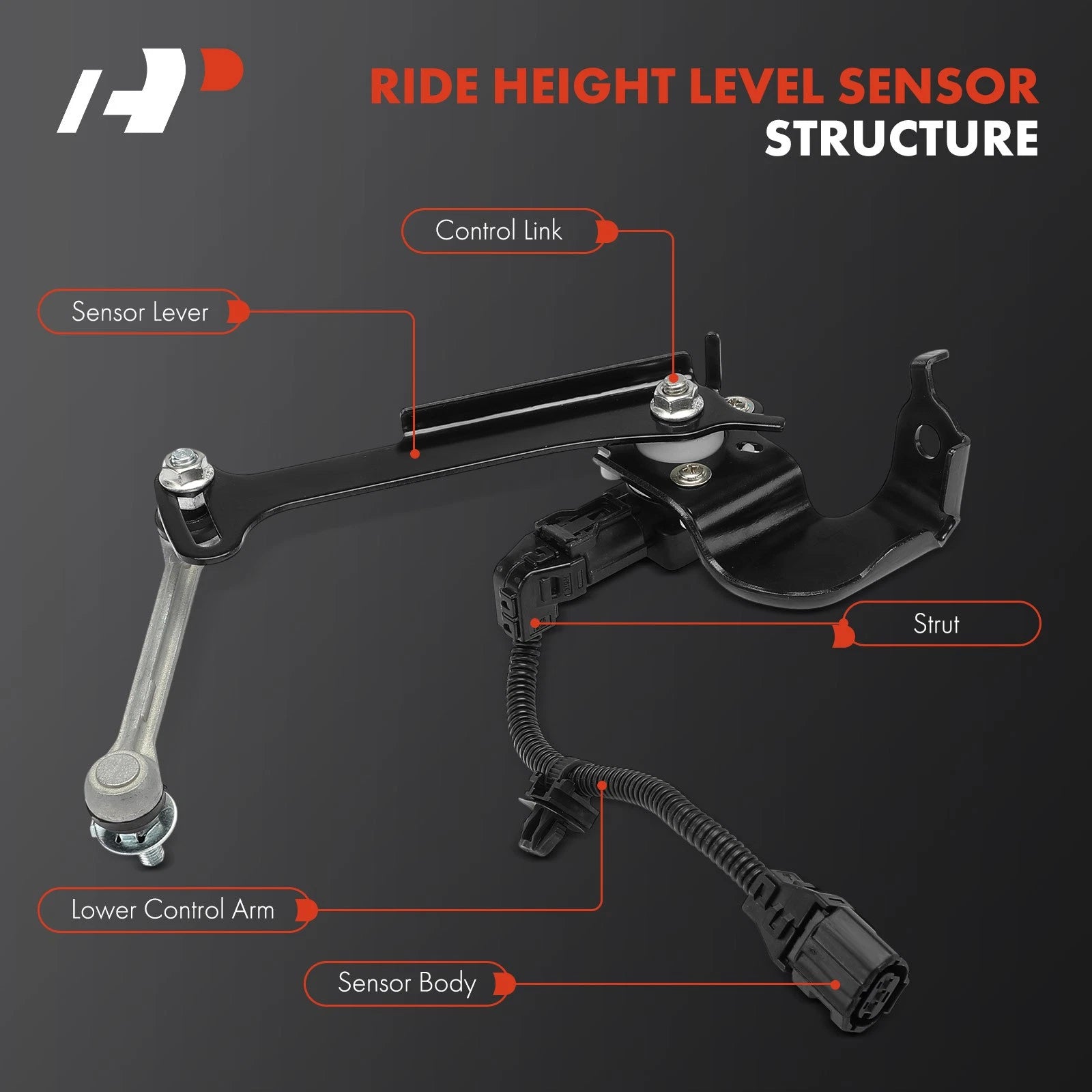 Right Side Ride Height Level Sensor for Toyota Land Cruiser (2024-2025)