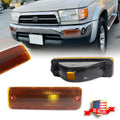 2X Amber Turn Signal Lights for Toyota 4Runner (1990–1991) & Pick-Up Truck (1989–1995)