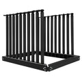 Black Steel Windshield Rack for Auto Glass Cargo (9 Lite)