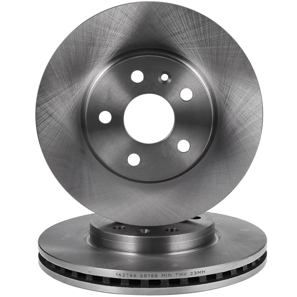 Front Disc Rotors & Ceramic Brake Pads for Chevrolet Cruze Limited Sonic