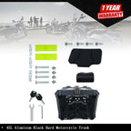 45L Motorcycle Top Case Tail Box for Universal Models (Waterproof)