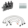 Denso Ignition Coil Wires & NGK Spark Plugs Kit for F-150 4.2 V6 (1997–2003)