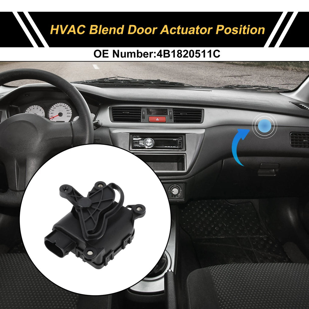 HVAC Heater Blend Door Actuator for Audi A6 Avant (2000–2005) No. 4B1820511C
