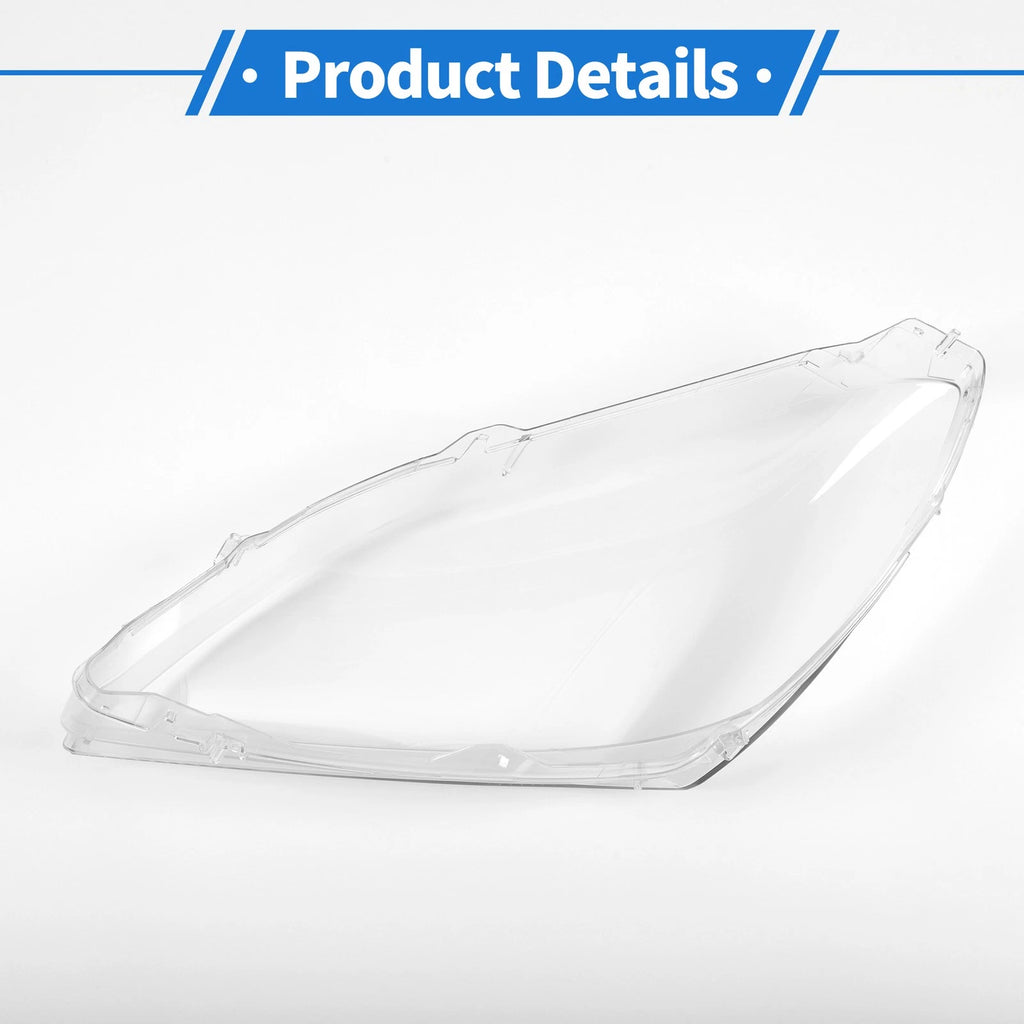 1 Pc Headlight Lens Cover for BMW 6 Series M6 (2010–2015) PC Clear