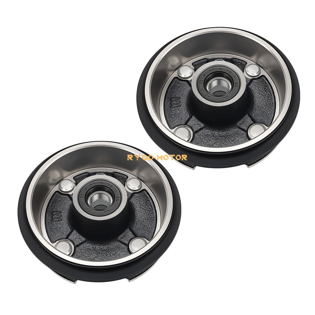 2X Front Brake Drum Hub for Honda TRX250 TRX250TM TRX250TE Recon 250 (1997–2024)