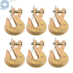 6X 5/16" Grade 70 Heavy Duty Forged Steel Clevis Slip Hook with Safety Latch