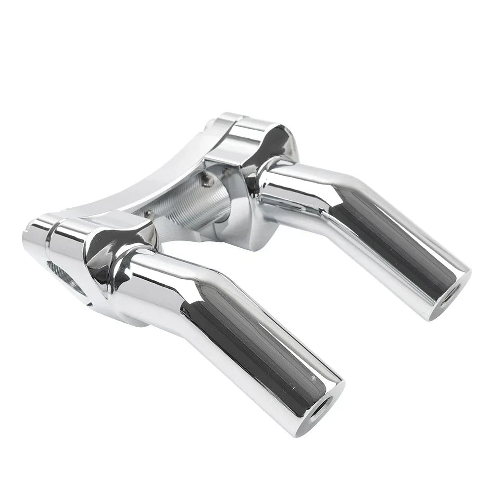4" Tall Pullback Handlebar Riser 1" Clamp for Harley Tour