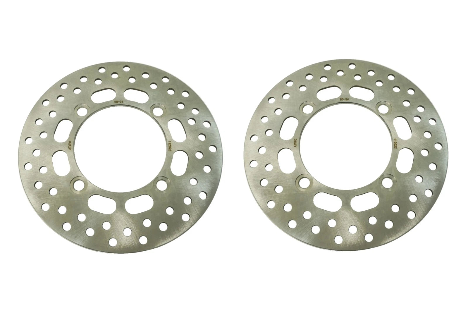 Set of 2 Precision Front Brake Rotors for Suzuki (59211-31G00, 59211-31G10)
