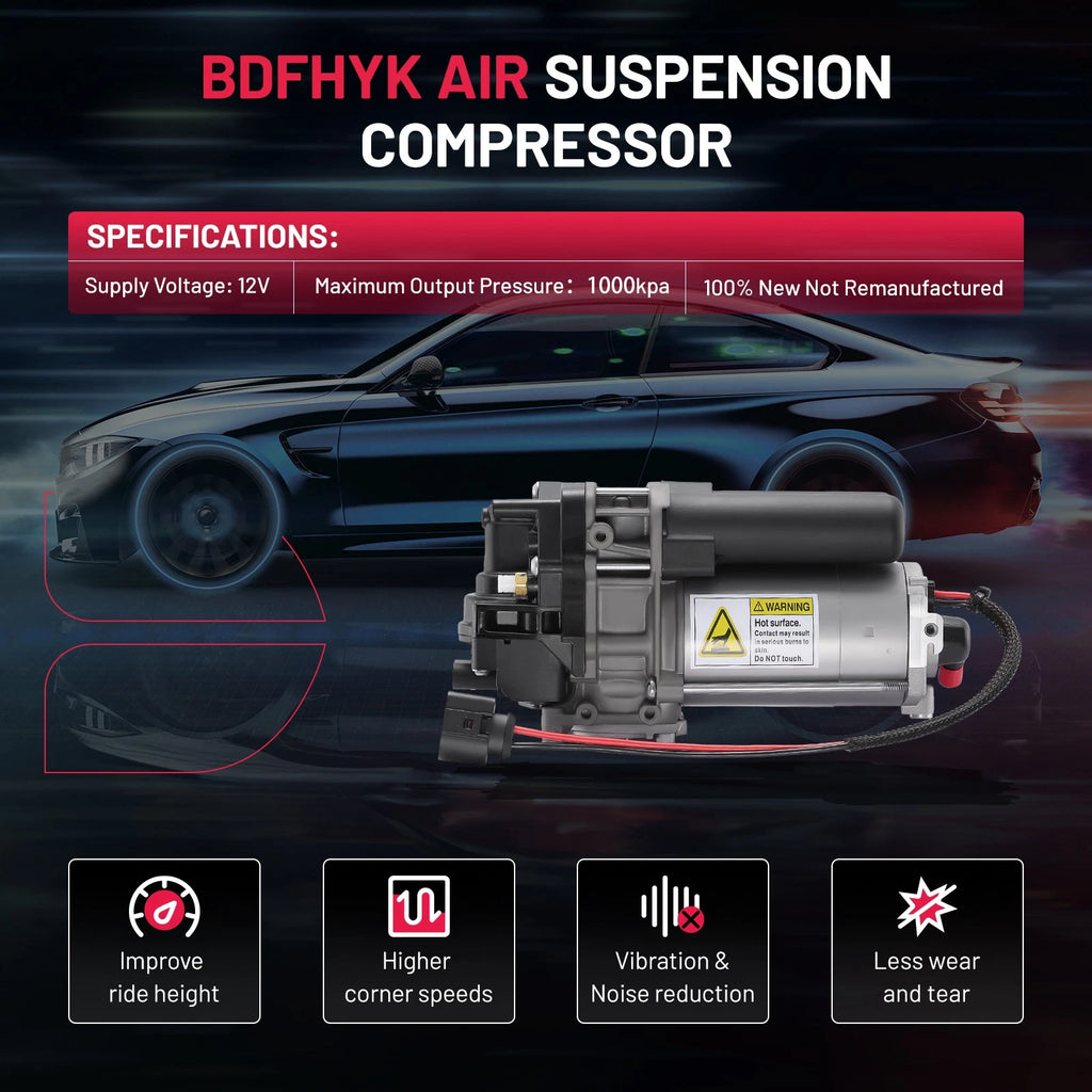 Air Suspension Compressor Pump for Audi SQ7 SQ8 Bentley Bentayga (2020–2022)