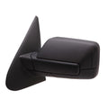 Replacement Black Textured Driver Side Door Mirror w/Puddle Lamp