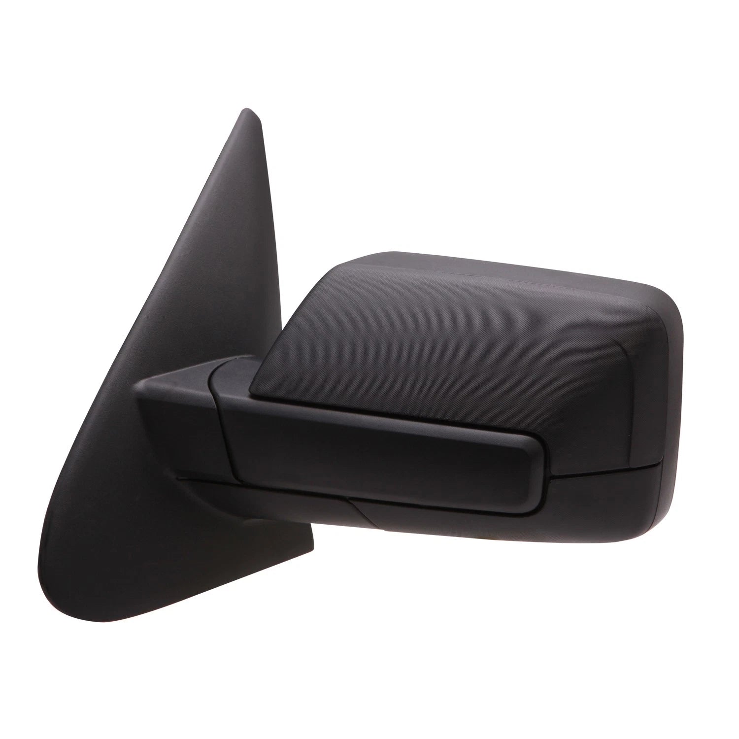 Replacement Black Textured Driver Side Door Mirror w/Puddle Lamp