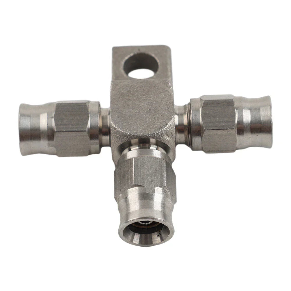 Stainless Steel Brake Hose Fittings AN3 Tee
