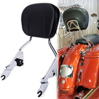 Chrome Passenger Sissy Bar Backrest for Harley Street Glide Road King (2009–2024)
