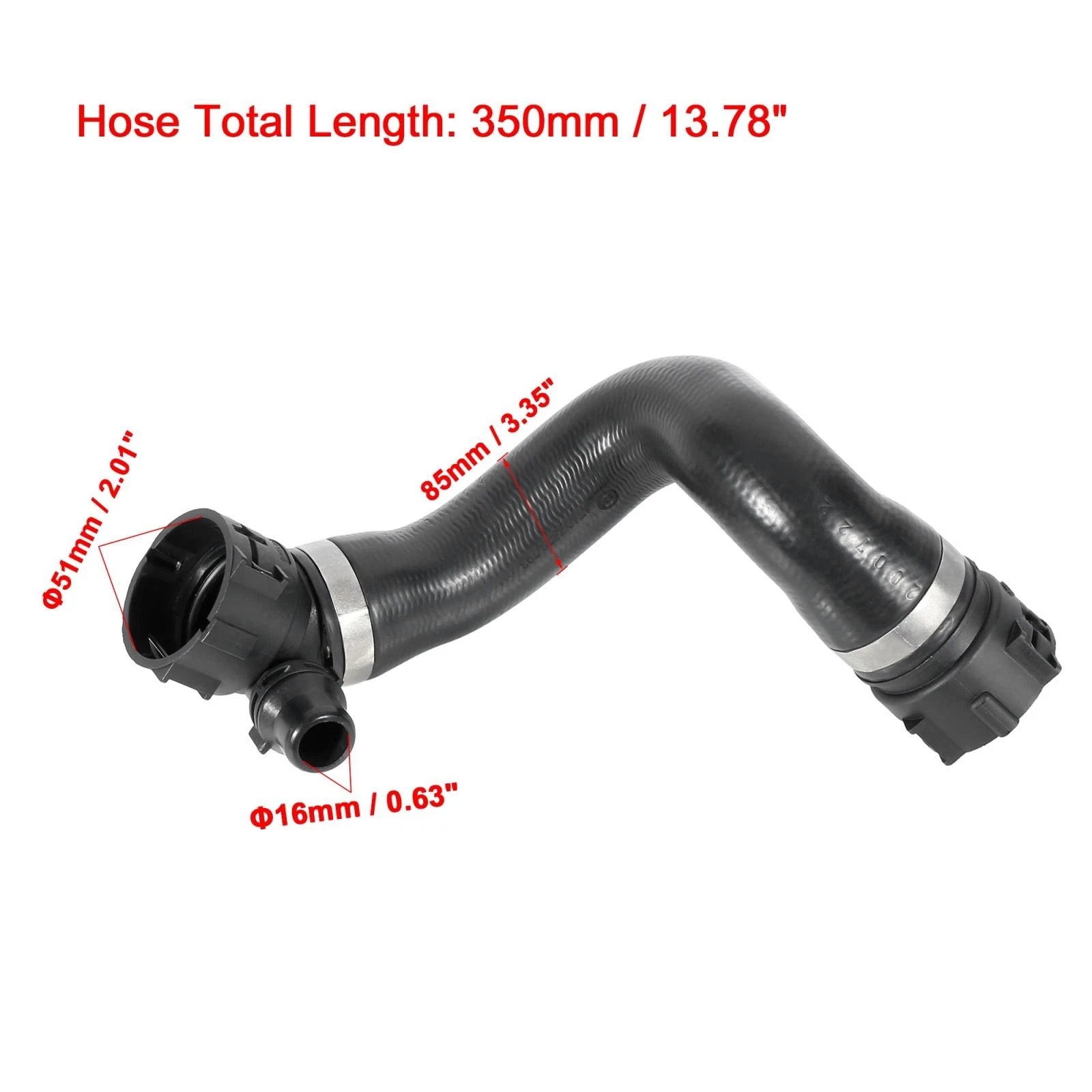 Radiator Coolant Water Hose 17127578703 for BMW X5 (2011–2013)
