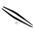 ABS Extension Panel Kit for Chevrolet Corvette C7 (2014–2019) Side Skirt Black