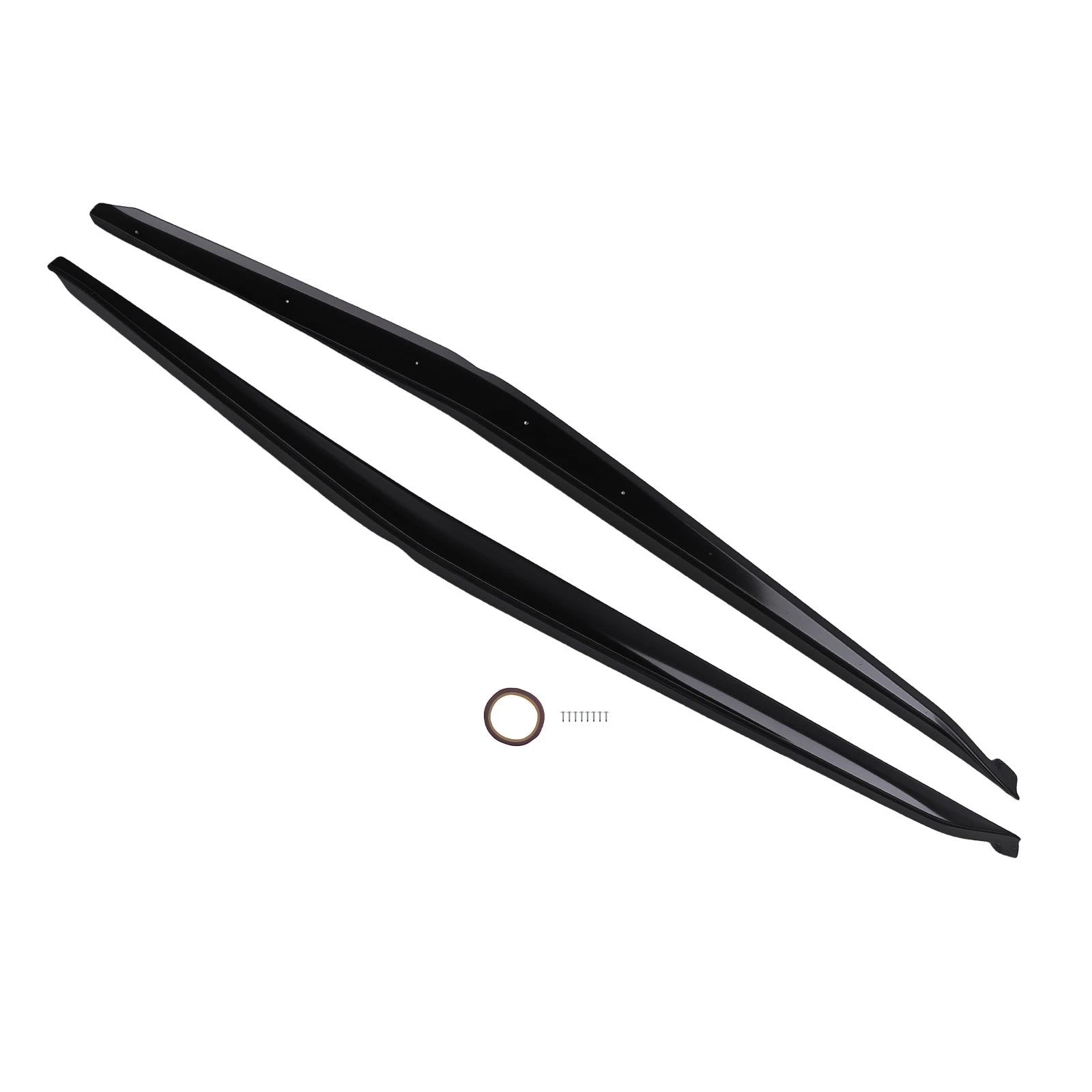 ABS Extension Panel Kit for Chevrolet Corvette C7 (2014–2019) Side Skirt Black