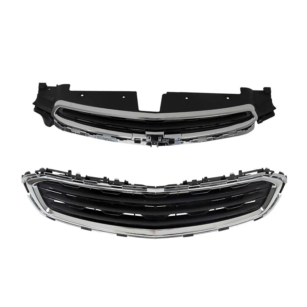 Set of 2 Chrome Grilles for Chevrolet Cruze (2015-2016)
