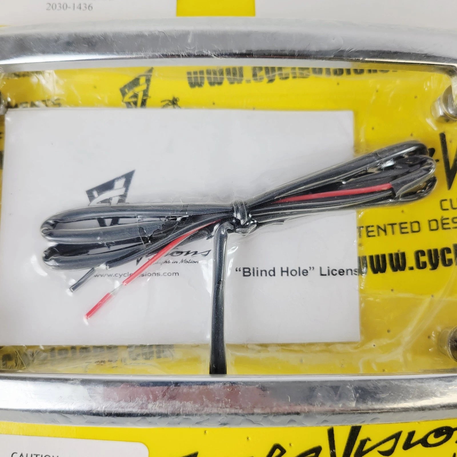 Beveled Light License Plate Frame for (CV4617)